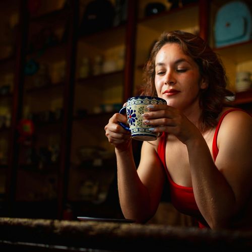 Daryna Ponomarenko smiling calmly indoors